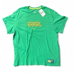Nike Green Brasil Graphic Short Sleeve Tee